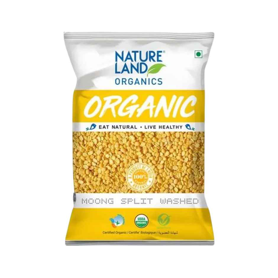 Natureland Organics Moong Split Washed