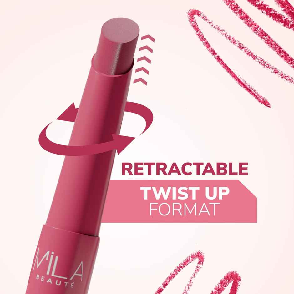 Mila Beaute Pout It Out Lip Crayon Matte Finish Highly Pigmented - 116 Gamora