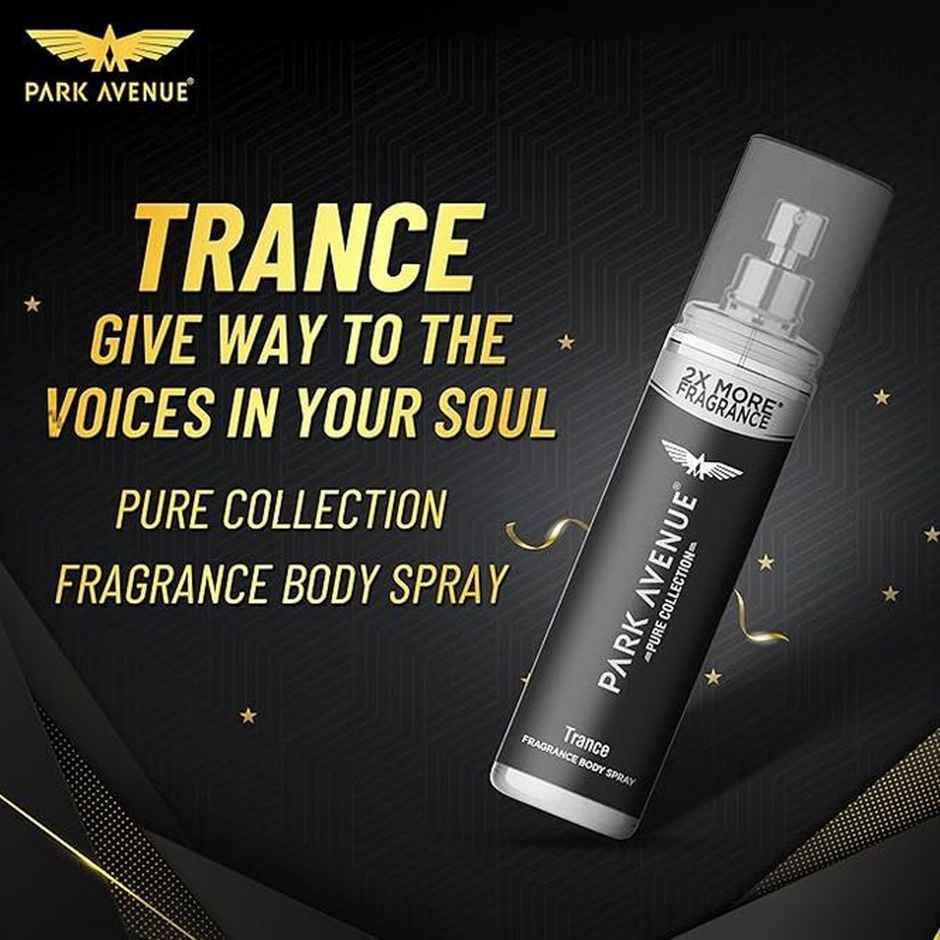 Park Avenue Pure Collection Trance Perfume Spray (135ml) & Snickers Peanut, Nougat & Caramel Chocolate Bar (40g) Combo