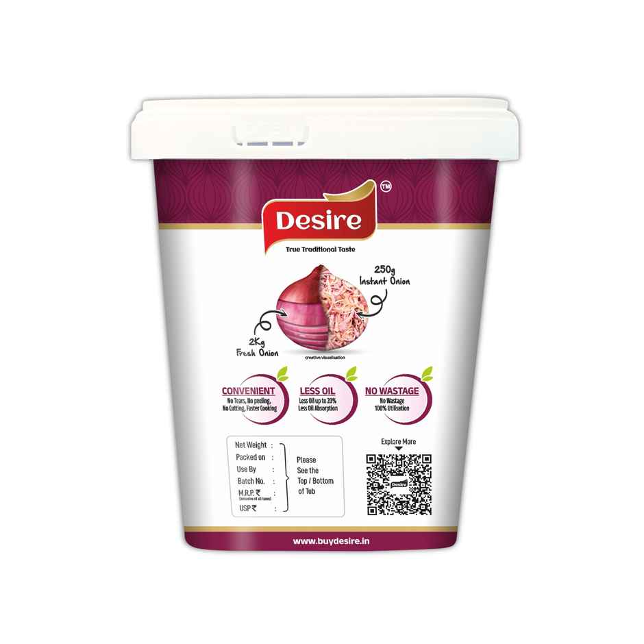 Desire Instant Onion | Dehydrated Onion Flakes