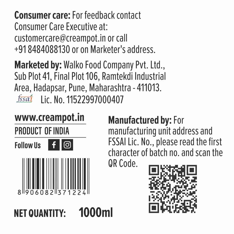 Cream Pot Rajbhog Tub | Frozen Dessert Tub