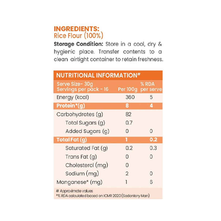 Floryo Freshly Milled Premium Rice Atta | Chawal-Akki-Arici-Biyyam