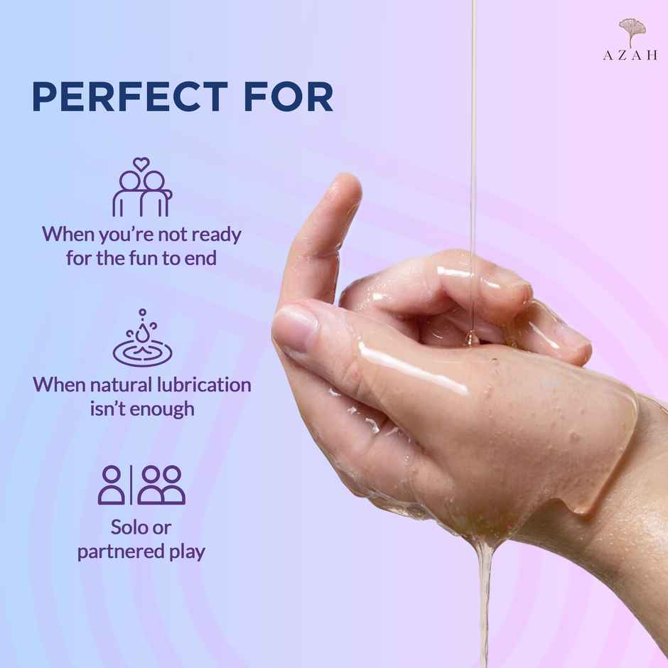 Azah Endless Silicone-Based Lubricant Gel For Men & Women | Lily Flavoured