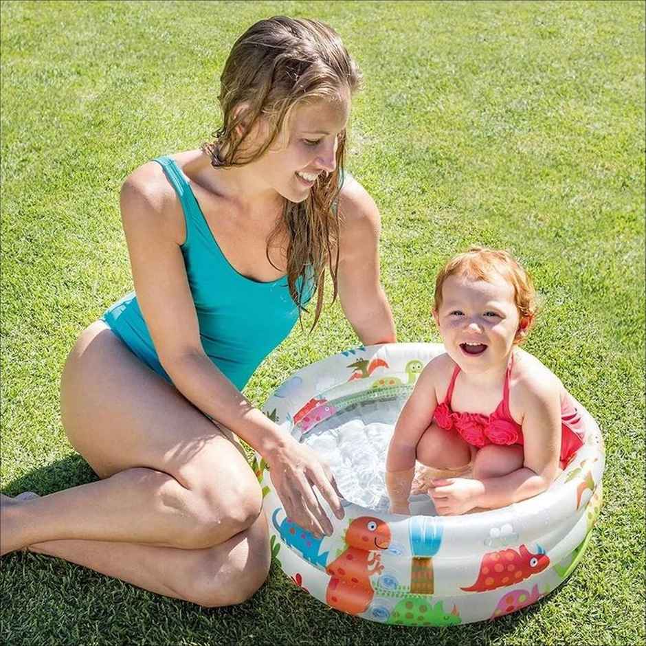 Intex 61cm Inflatable Swim Ring (Colour May Vary)