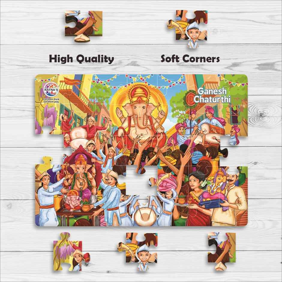 Ratna's 4In1 Indian Festivals Jigsaw Puzzle