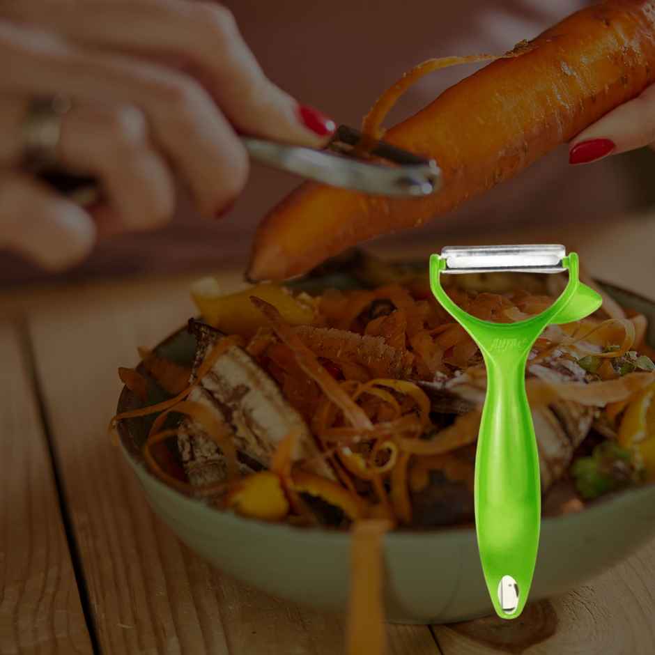 Anjali Assorted Peeler 1 pc & 3 Pcs Vibgyor Kitchen set(Peeler, Lighter and Knife) 1 pc Combo