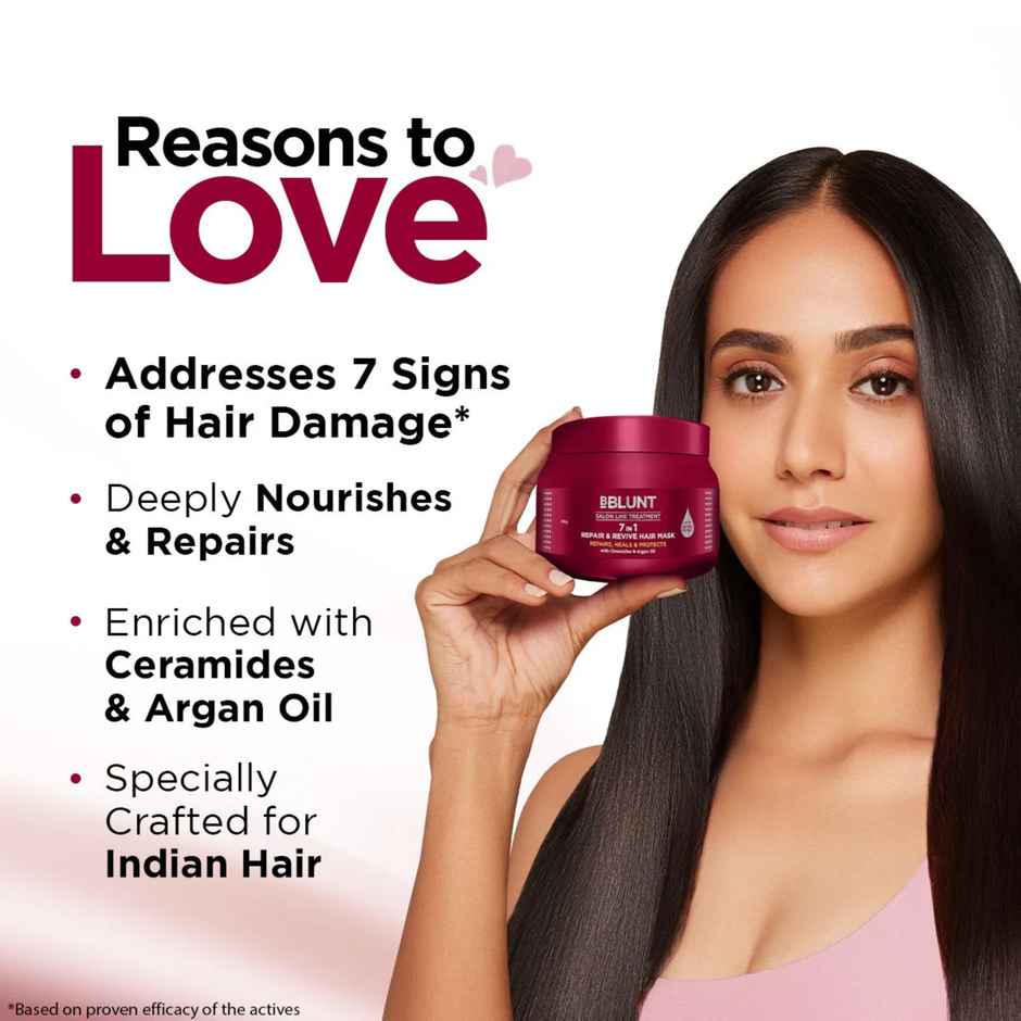 BBlunt 7 In 1 Repair & Revive Hair Mask For Damage Repair