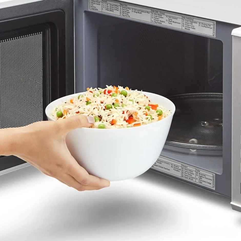 Larah By Borosil Opalware Mixing Bowl 6 Pcs Set With Lid (500Ml X 1 + 750Ml X 1 + 1000Ml X 1), White