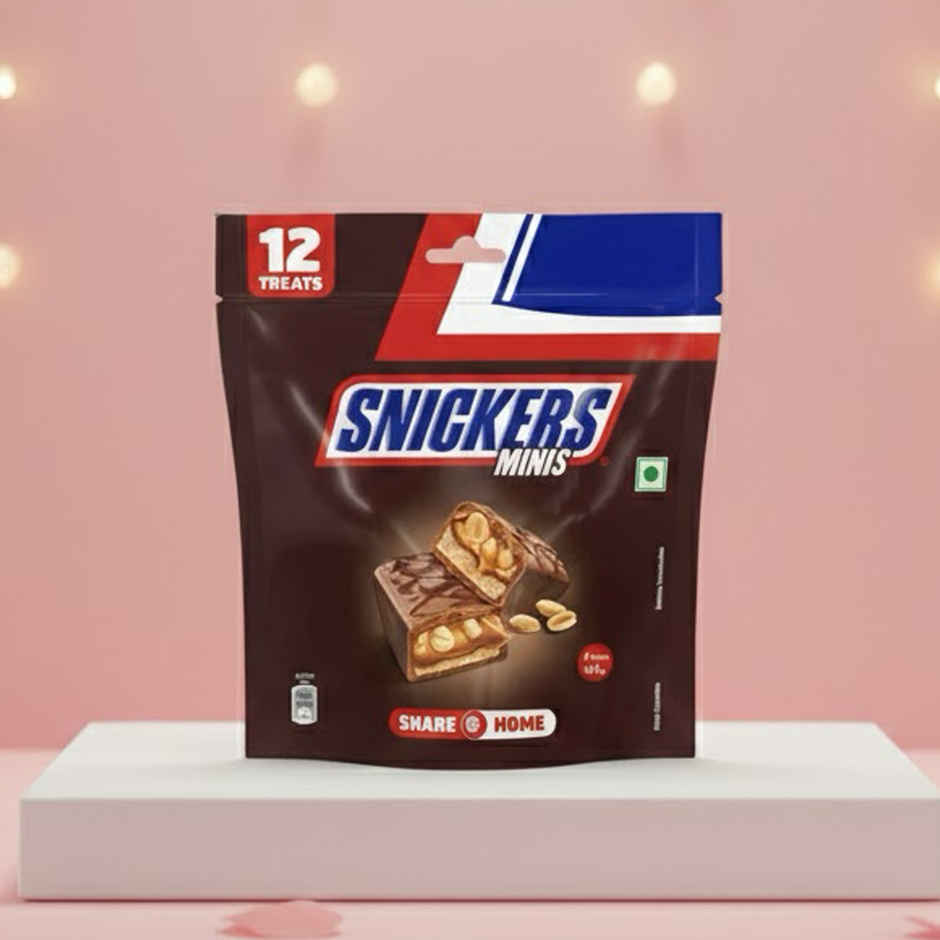 Snickers Minis Chocolate Pack Loaded with Peanuts Nougat & Caramel Combo