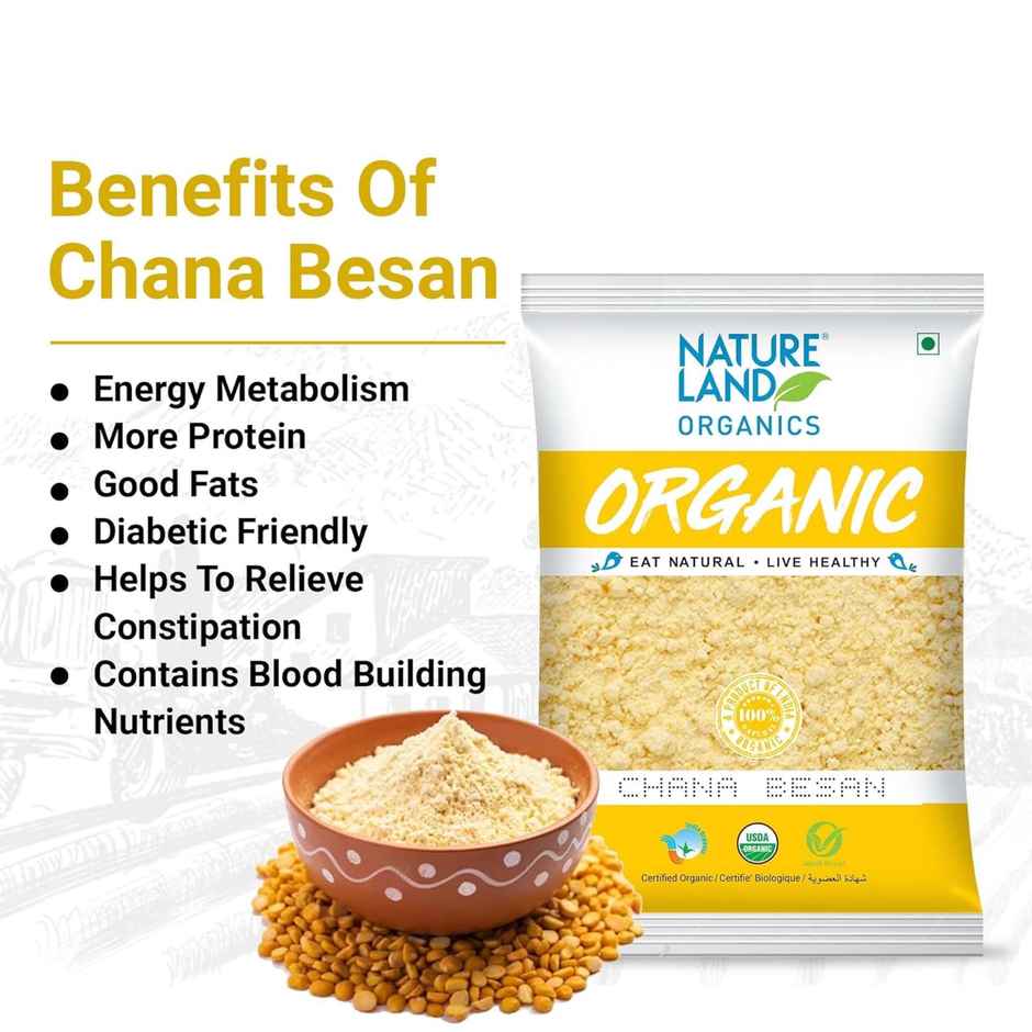 Natureland Organics Chana Besan