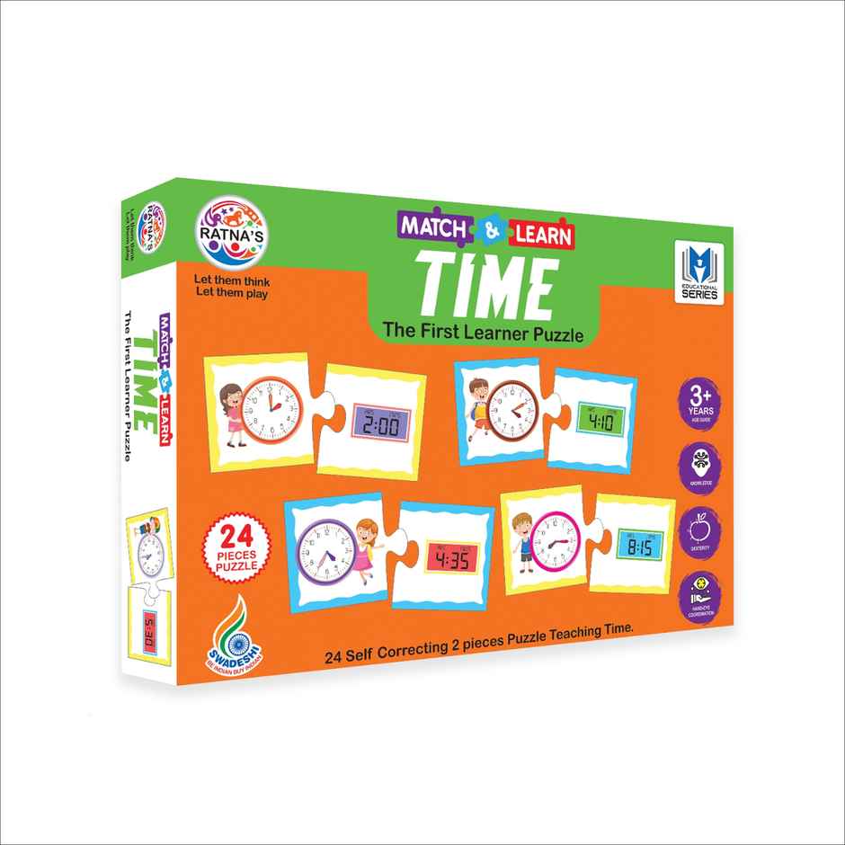 Ratna's Match & Learn Time Jigsaw
