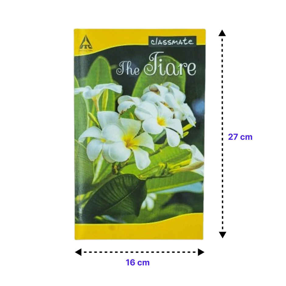 Classmate Longbook Soft Bound Single Line Notebook (72 Pages, 27 x 16 cm, Assorted Designs)