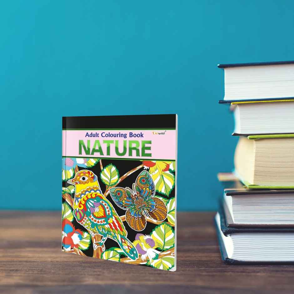 Nature - Adult Colouring Book - Mindful Art Coloring | Coloring Book for Adults | Art Therapy Book