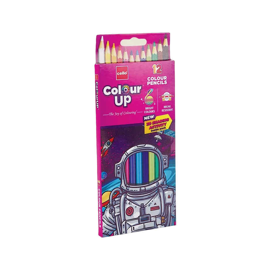 Cello ColourUp Colour Pencils-12 Shades