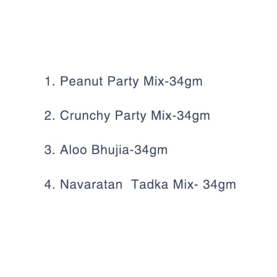 Let's Try Combo Pack | Aloo Bhujia | Navratan | Peanut Party | Crunchy Party Combo