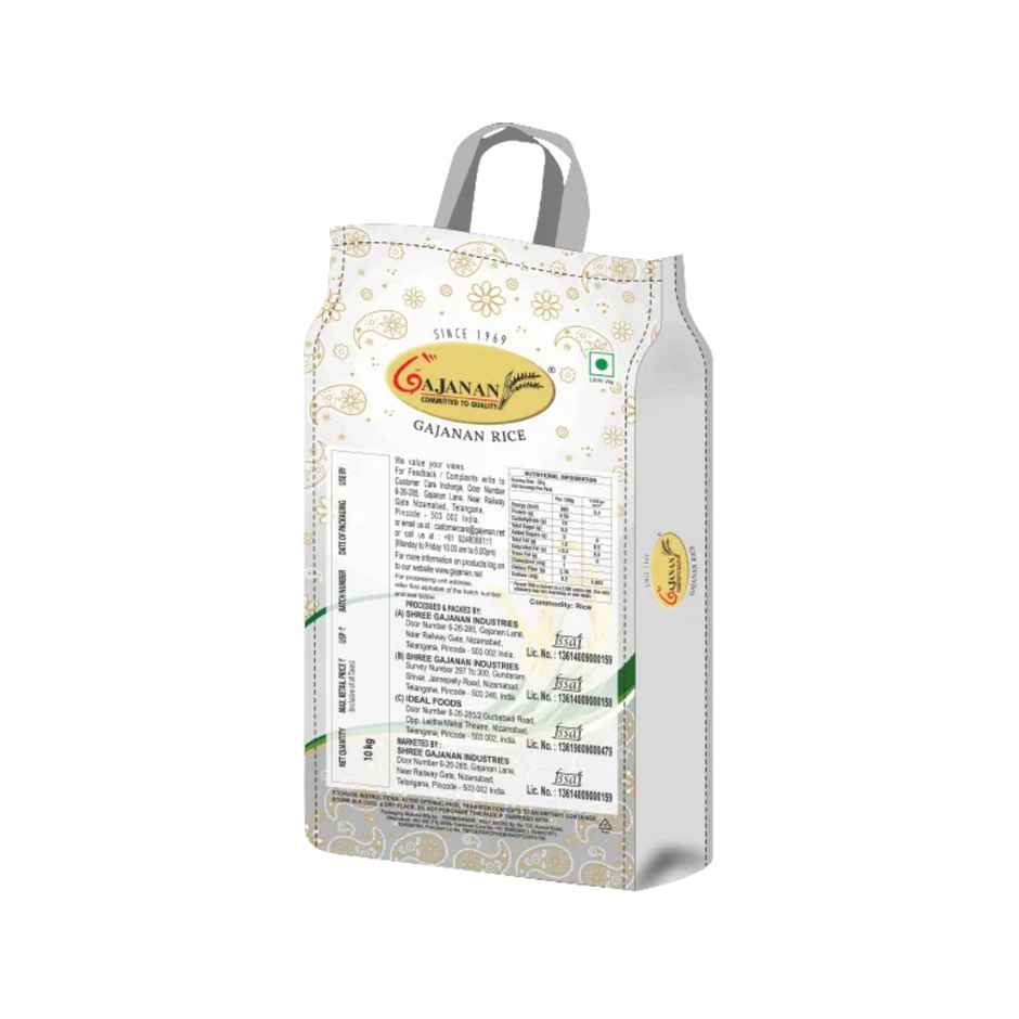 Gajanan Silver Plus Premium Wada Kolam Raw Rice | Aged