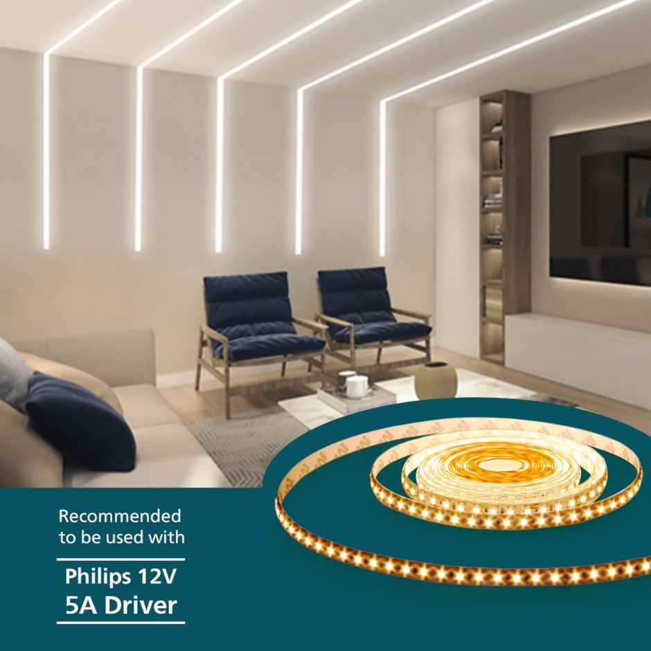 Philips Led Evenglow 120 LEDs/mtr Strip (Warm White)