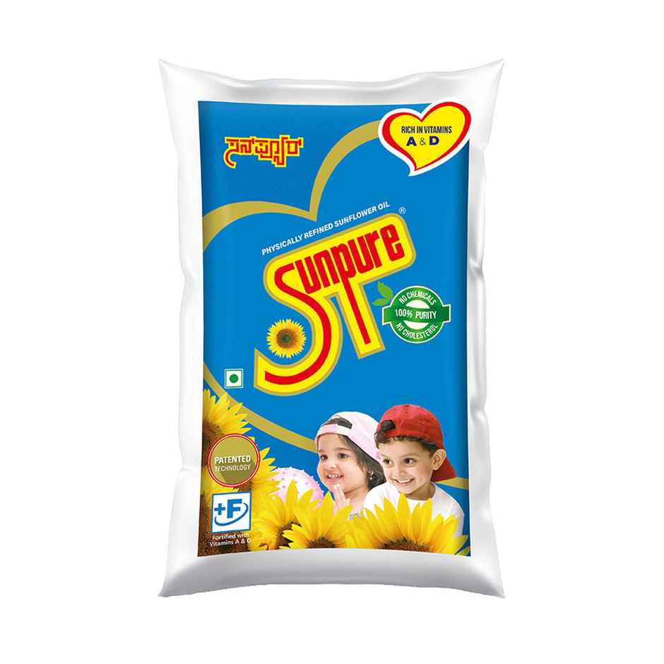 Sunpure Refined Sunflower Oil - Pouch Combo