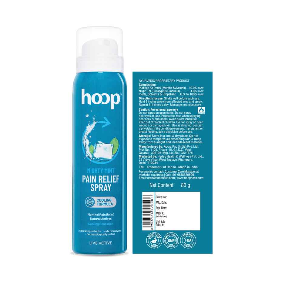 hoop Pain Relief Spray
