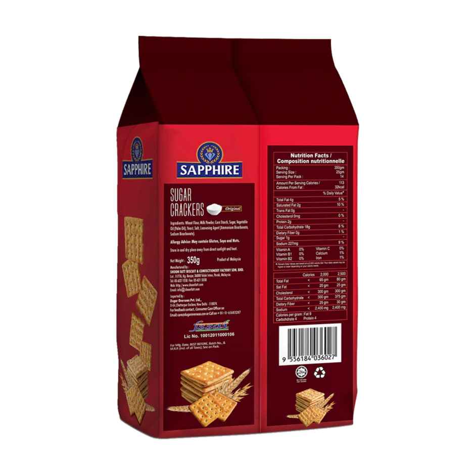 Sapphire Sugar Plain Crackers | Trans Fat-free Combo
