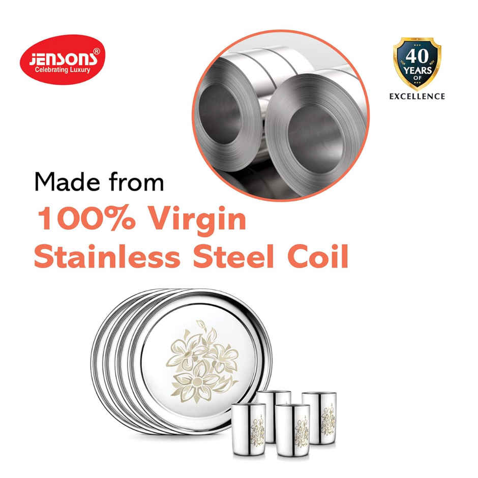 Jensons 16 Pcs Dinner Set Plain