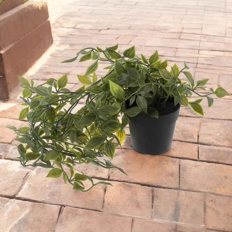 Kuber Industries Artificial Plant with Pot | Indoor Fake Plant | Green