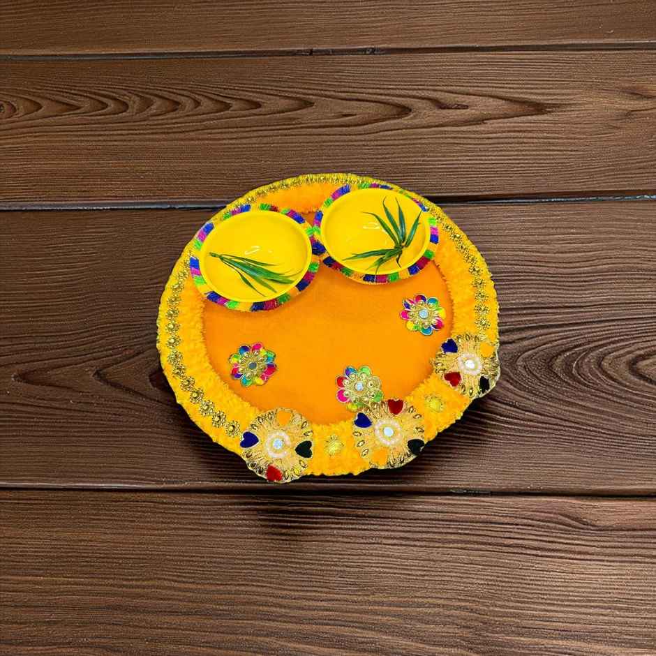 Divine Vibes Haldi Thali