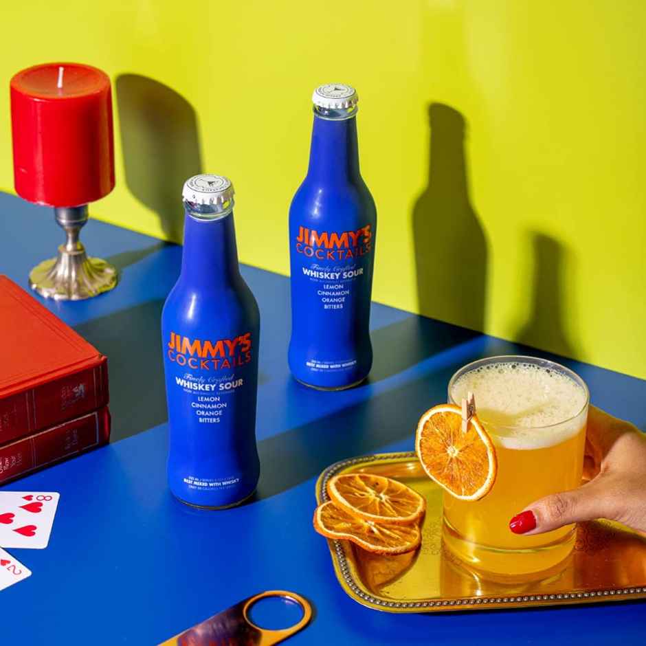 Jimmy's Cocktails Whiskey Sour Assorted Flavoured Cocktail Mixer Combo