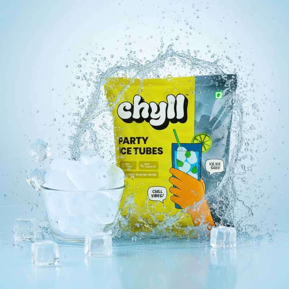 Chyll Party Ice Cubes (Tubes) | Assorted & Jameson Zero Sugar Ginger Ale Combo