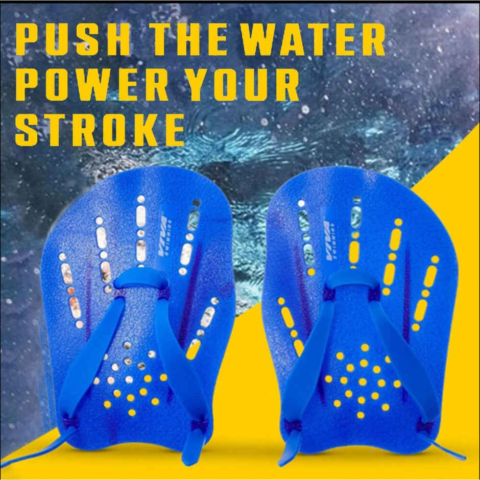 Viva Hp-20 Hand Paddle For Swimming | Blue | Large