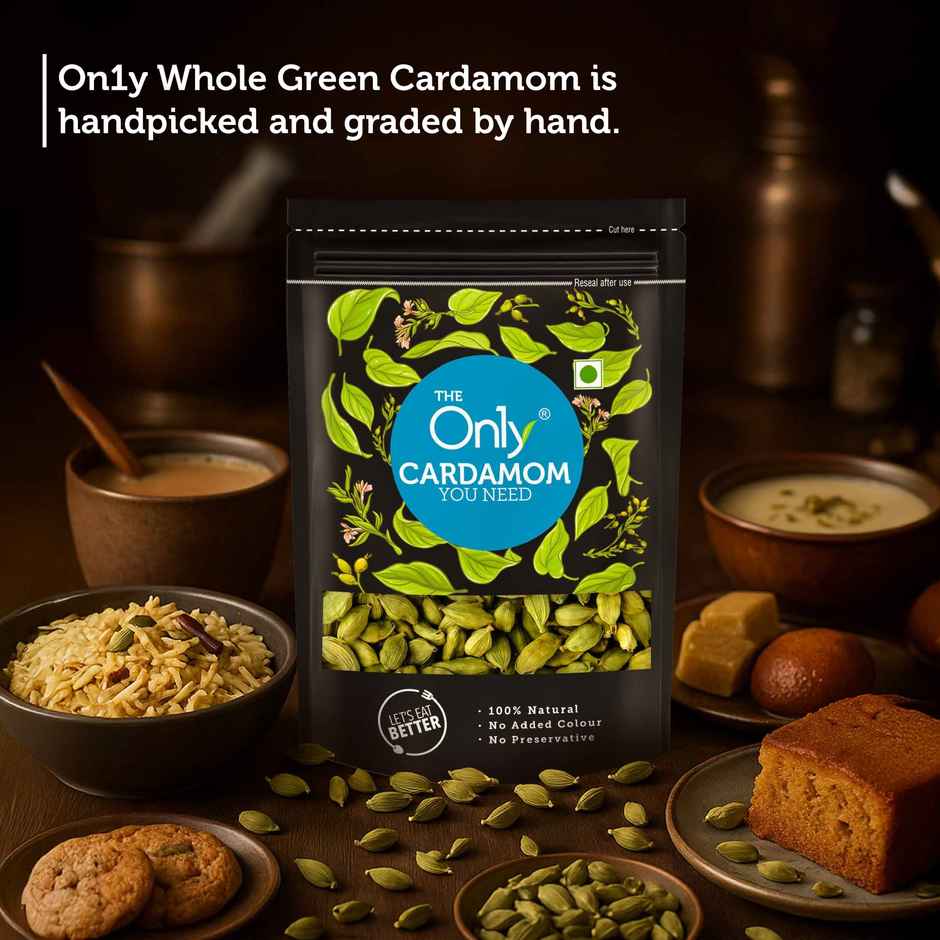 On1y Cardamom | Natural | No added Colour & Preservatives