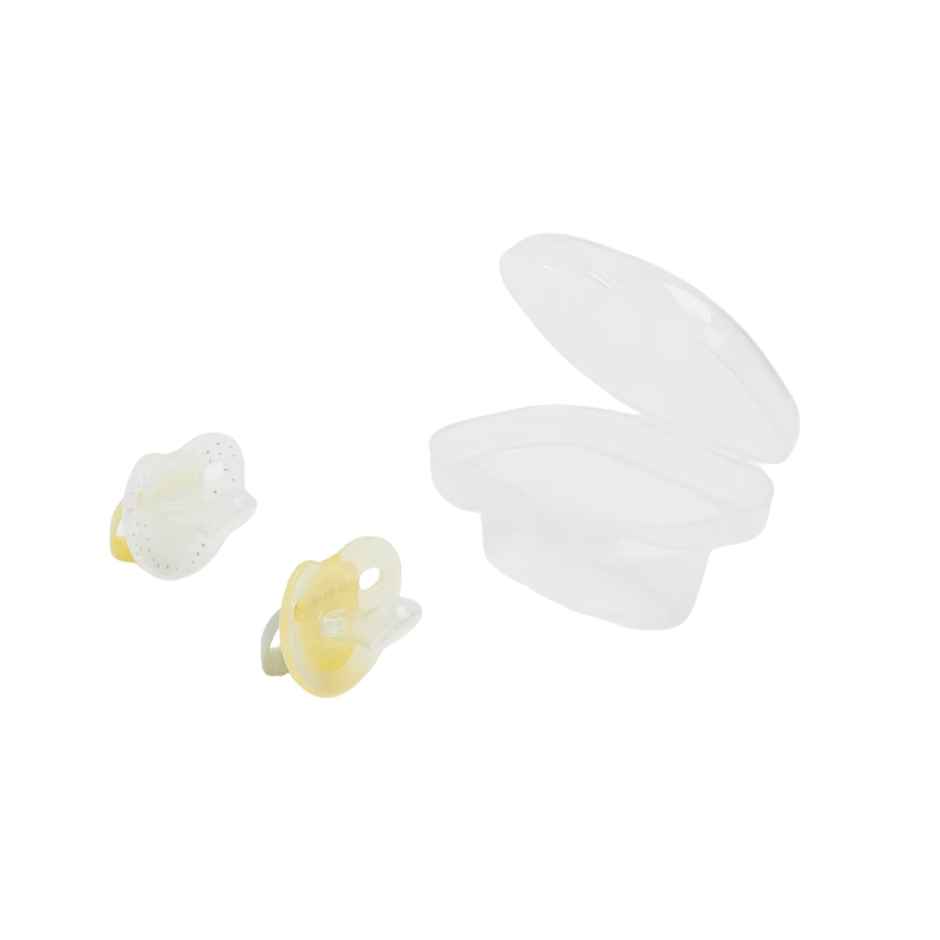 Mothercare Giraffe/Elephant Soothers Yellow Pack Of 2 0-6 Months