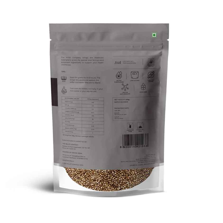 The Millet Company Millet Combo Pack Of 5 | Foxtail Kodo Barnyard Browntop And Little Millet