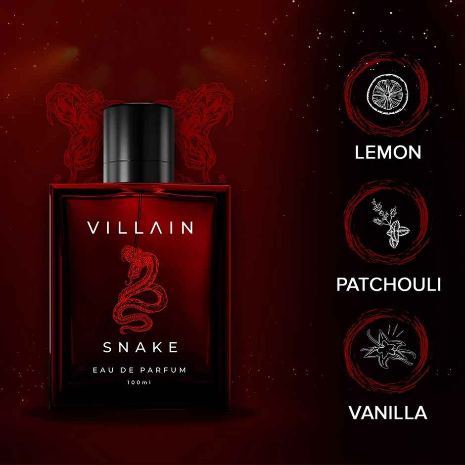 Villain Snake Perfume For Men | Strong Smoky Sexy And Masculine Fragrance