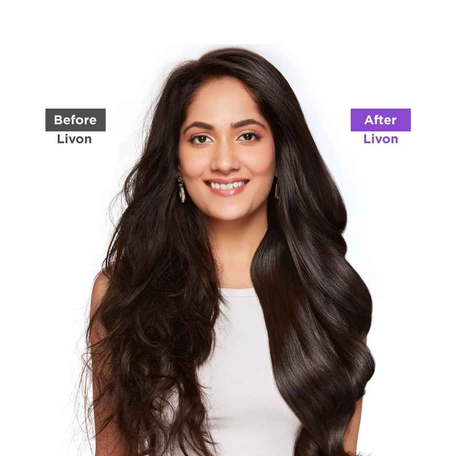 Livon Serum For Dry & Rough Hair For 24 Hour Frizz-Free Smoothness