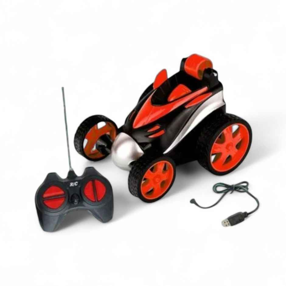 Wembley High Speed Mini 1:24 Scale Rechargeable Remote Control Car For Kids - Red Stunt Car