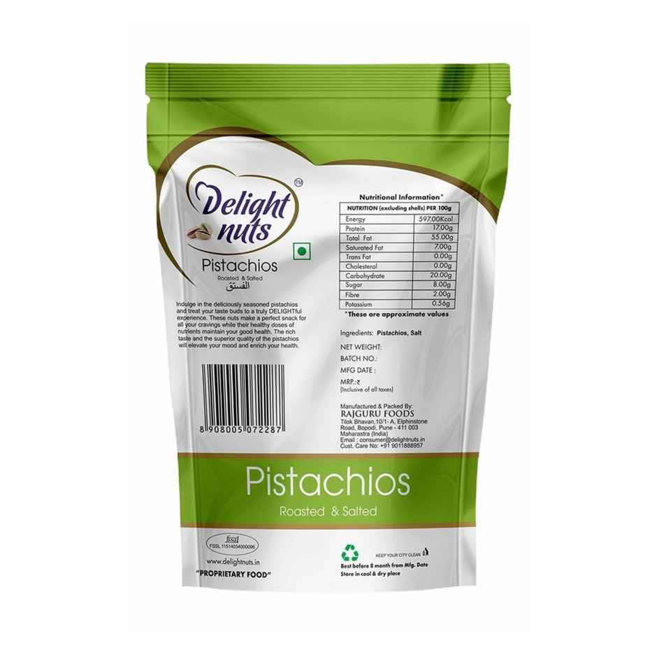 Delight Nuts Roasted & Salted - Pistachios