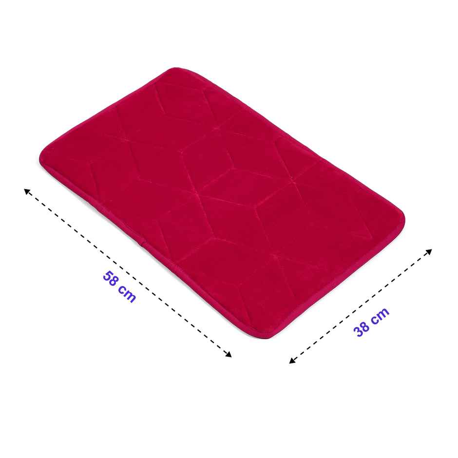 Status Memory Foam Mat 38 Cm x 58 Cm - Red