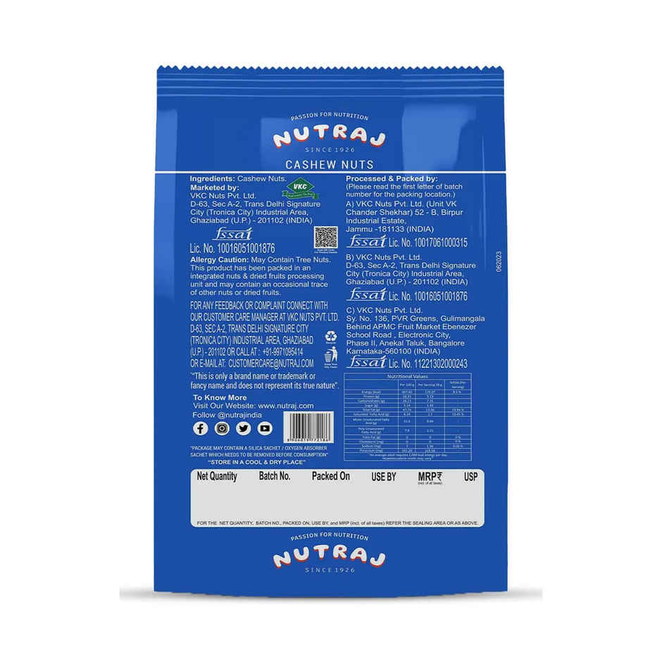 Nutraj Cashew Nuts | Kaju