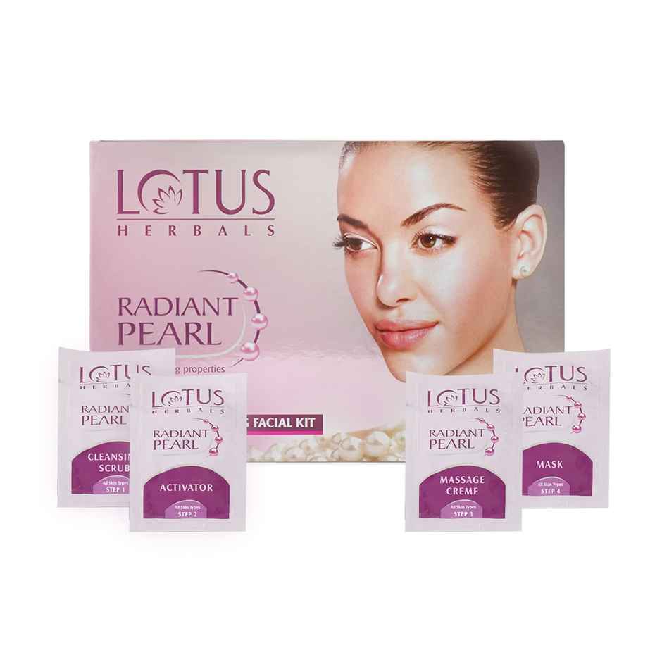 Lotus Herbals Radiant Pearl Cellular Lightening Facial Kit (37g)