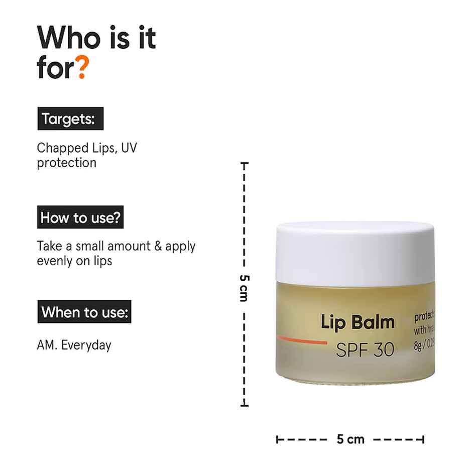 Minimalist Spf 30 Lip Balm with Ceramides & Hyaluronic Acid