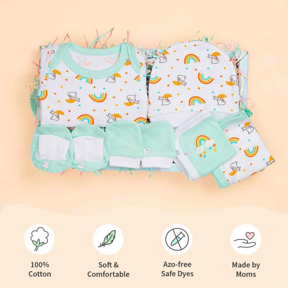 SuperBottoms Pure Love Gift Set For Newborn (0-6 Months) Boys & Girls