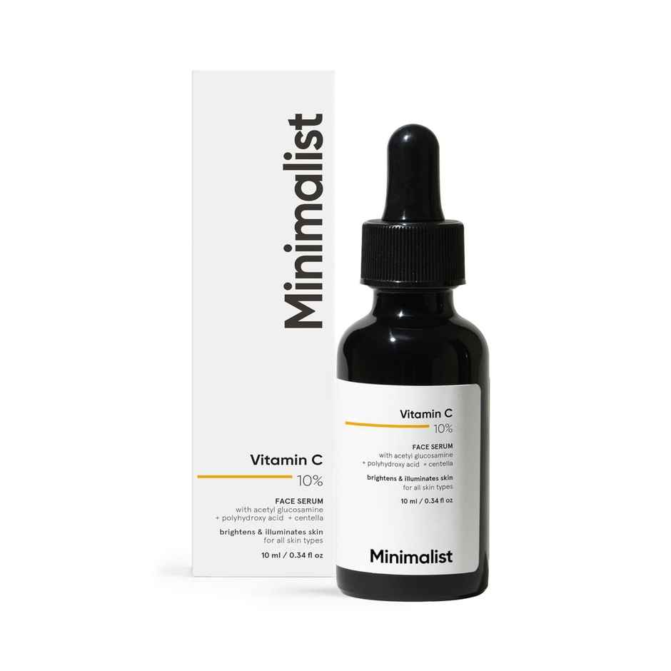 Minimalist Vitamin C 10% Face Serum For For Brighter, Glowing & Healthy Looking Skin