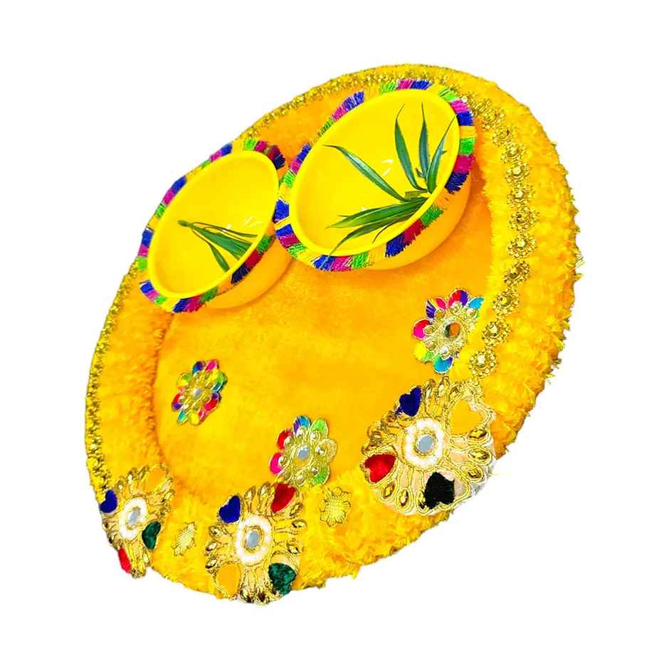 Divine Vibes Haldi Thali