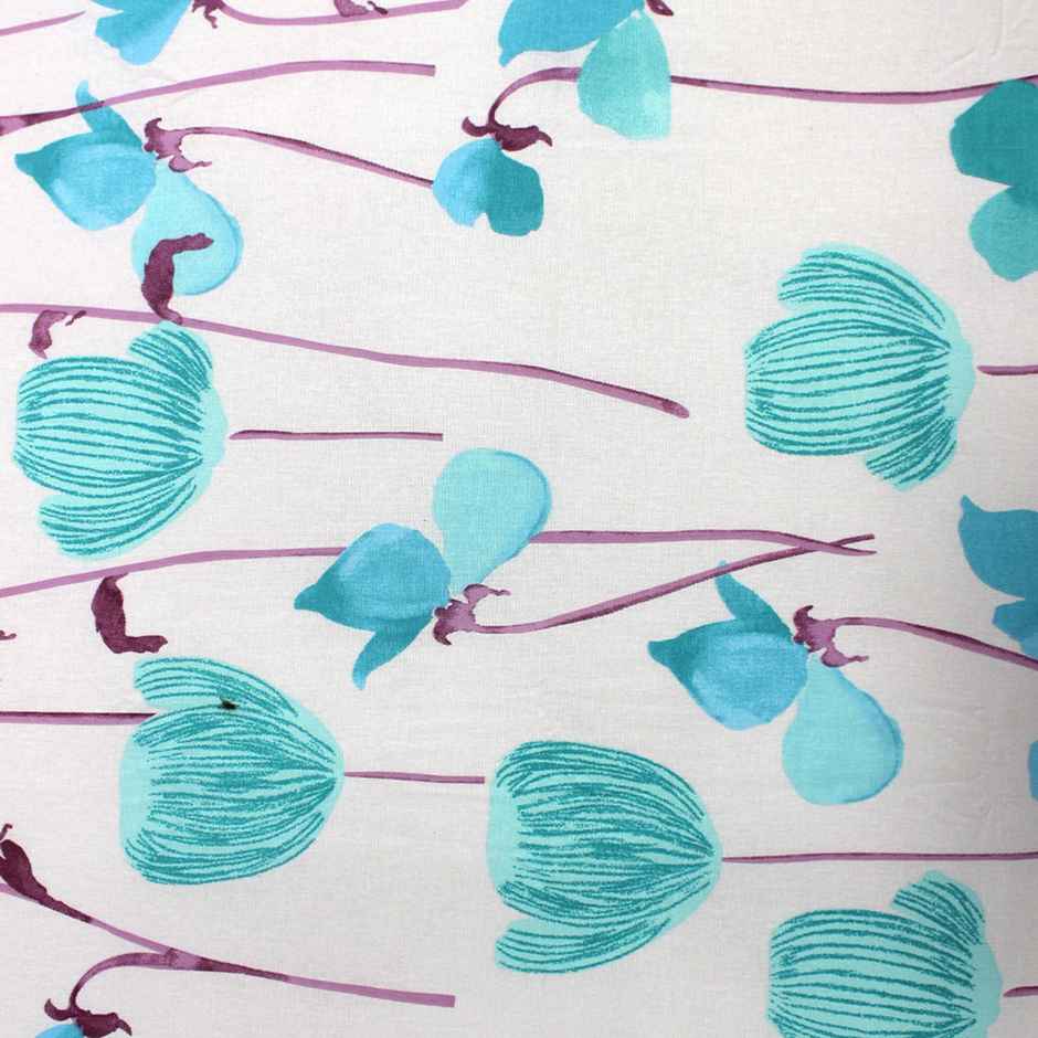 Bombay Dyeing Ivyrose 110 Tc 100% Cotton Queen Bedsheet With 2 Pillow Covers - Pink