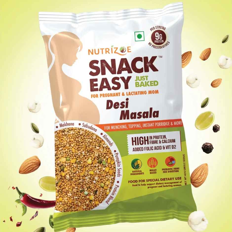 Nutrizoe Snackeasy Desi Masala Instant Powder Mix