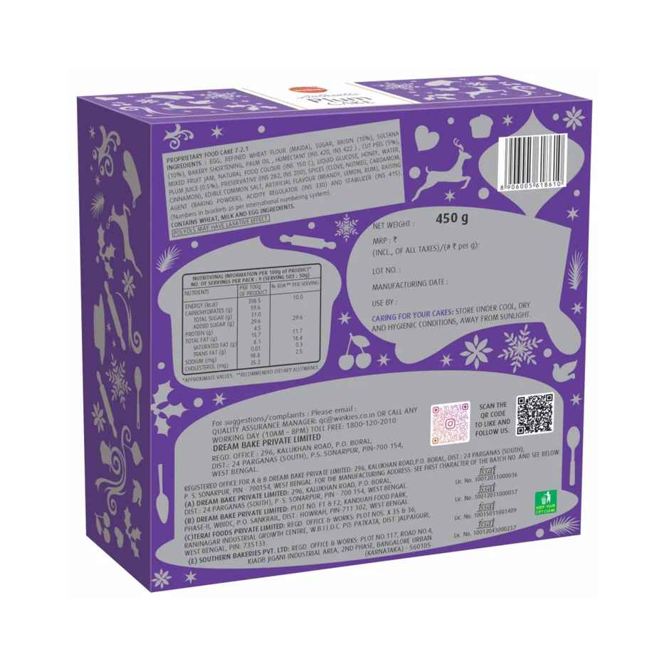 Winkies Authentic Plum Cake