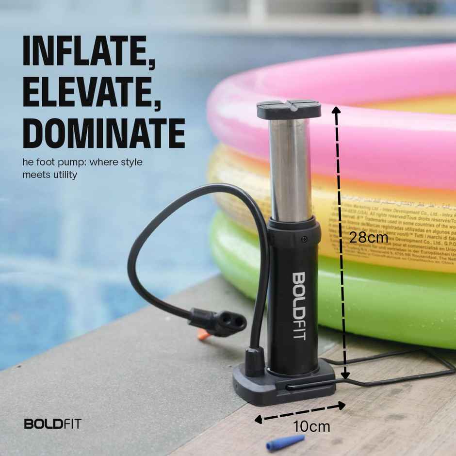 Boldfit Cycle Pump For Bicycle And Bike Foot Balloon Pump Machine