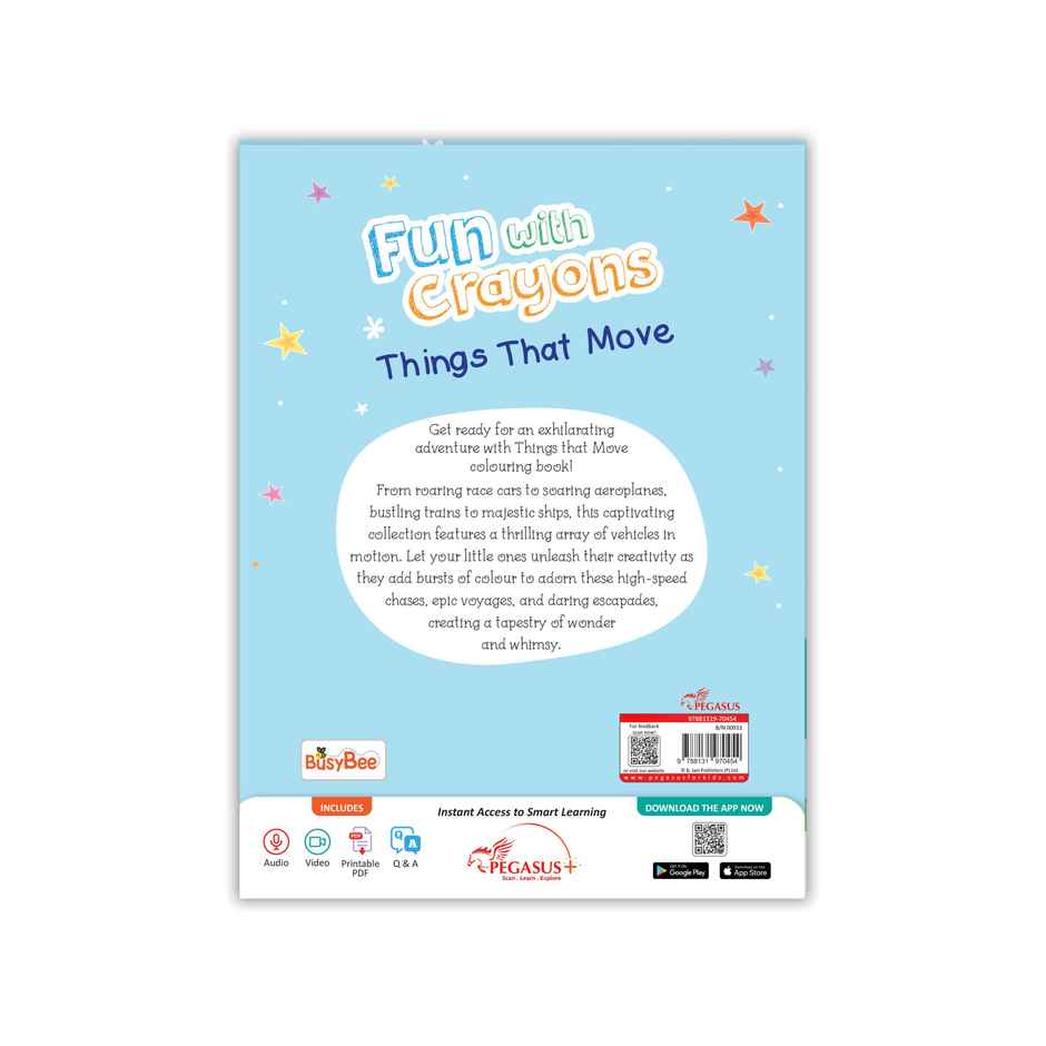 Pegasus Books Fun With Crayons | Things That Move