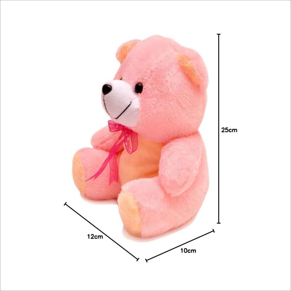 Babique Teddy Bear Plush Soft Toy Cute Kids Birthday Animal Baby Boys & Girls 25 cm - Assorted